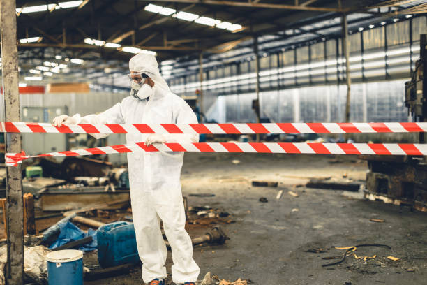 Professional Crime Scene Cleanup technician working in Kapaa, HI